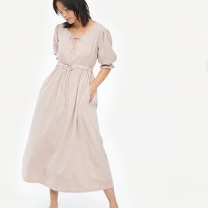 LACAUSA Sappho Dress in mushroom - Size S